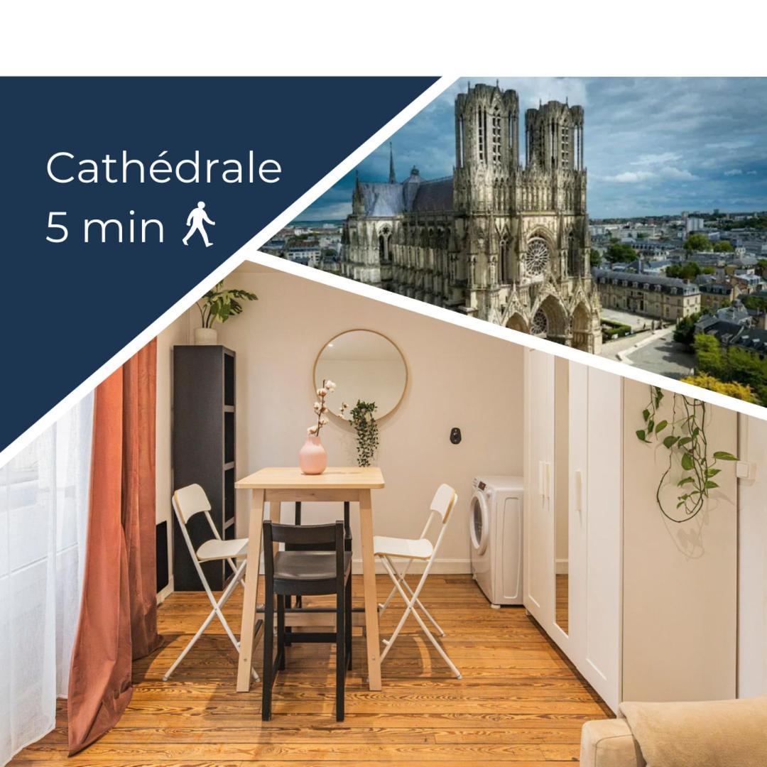 Appartement Cosy Proche Cathedrale แร็งส์ ภายนอก รูปภาพ